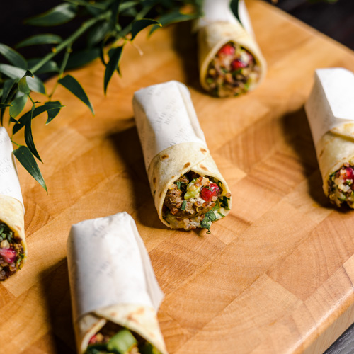 Spicy Beef Shawarma Wrap